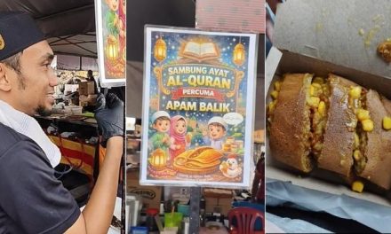 Bagikan Kue Gratis Pedagang di Malaysia Jadi Sorotan