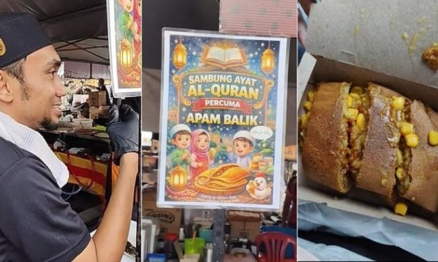 Bagikan Kue Gratis Pedagang di Malaysia Jadi Sorotan