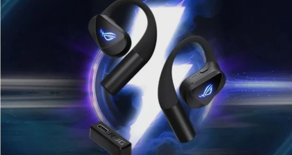 Earbuds Gaming ASUS ROG OWS: SpeedNova, Desain Open-Ear