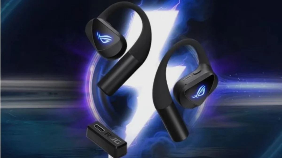 Earbuds Gaming ASUS ROG OWS: SpeedNova, Desain Open-Ear