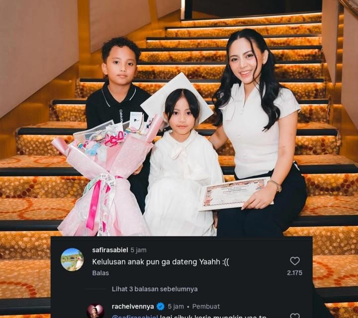 Okin Tak Hadir Di Wisuda Chava, Rachel Vennya: Aman Saja