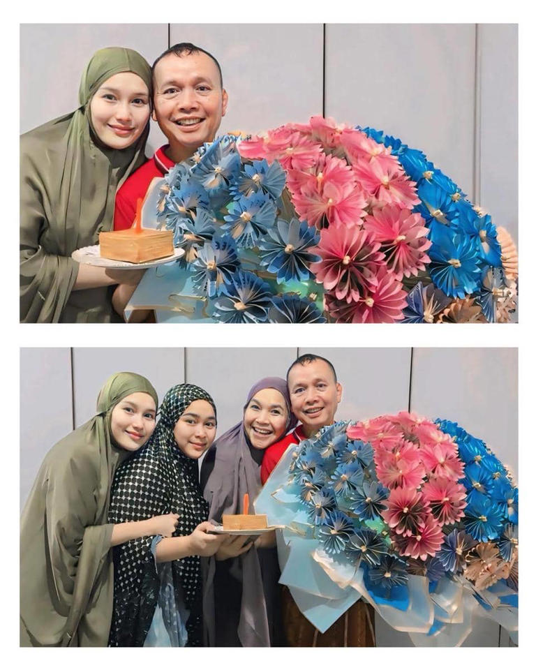 Senyum Bahagia Di Usia 64, Ayah Ayu Ting Ting Dapat Kejutan