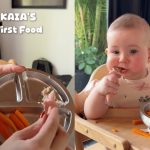 Bikin Gemas! Kaia Anak Steffi Zamora Tampil Lucu Saat Makan
