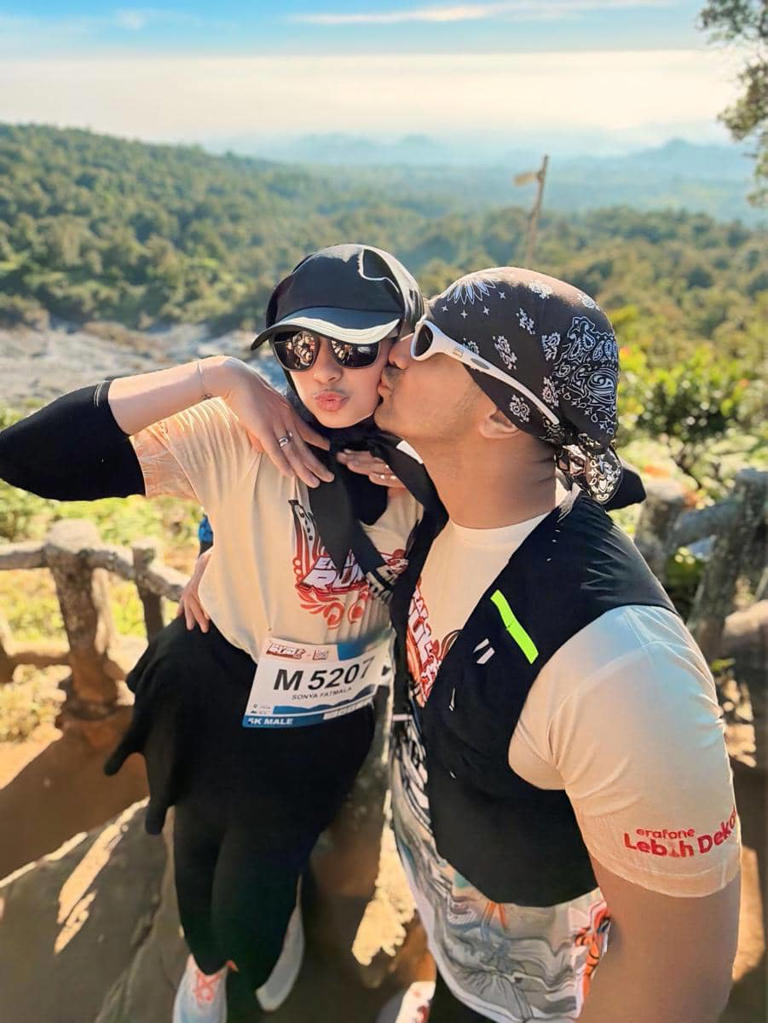 Sehat Bareng! Potret Hengky Kurniawan & Sonya Ikut Trail Run