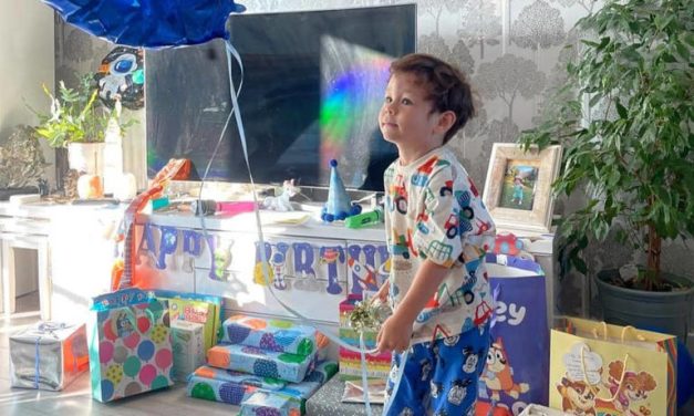 Makin Gemas! Stefan William Rayakan Ultah Ke-3 Noah